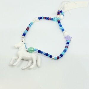 Colorful phone straps with Horse Charm